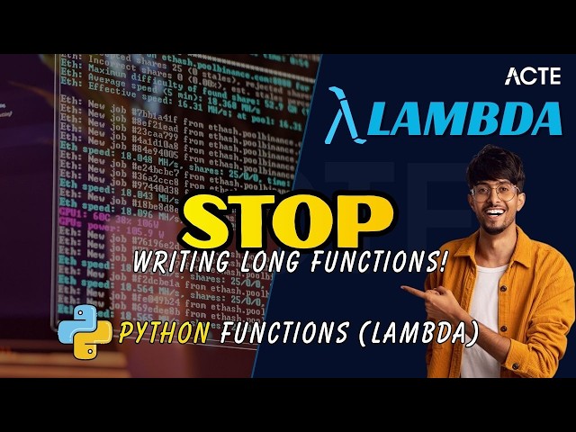 Understanding Python Lambda Functions | Anonymous Functions Made Easy