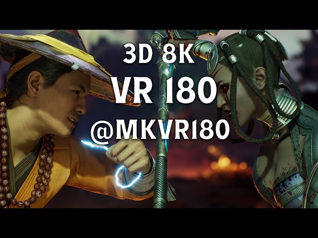 Mortal Kombat VR: Raiden vs Tanya (VR180 8K 3D Battle) | Epic Virtual Fight Scene (MQVR-38A)