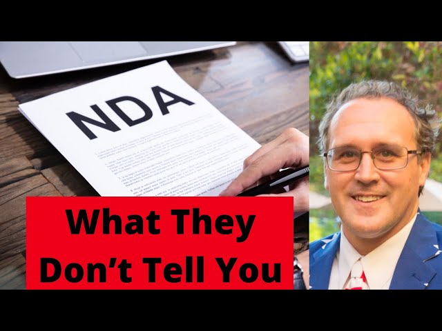 NDAs   What They Don't Tell You