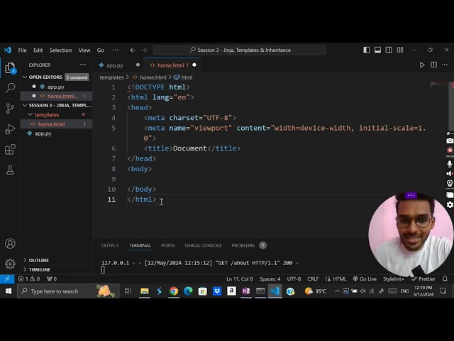 Session 3   Jinja, Templates , Inheritance (BEGINEER TO ADVANCE) MAD1 APP DEVELOPMENT