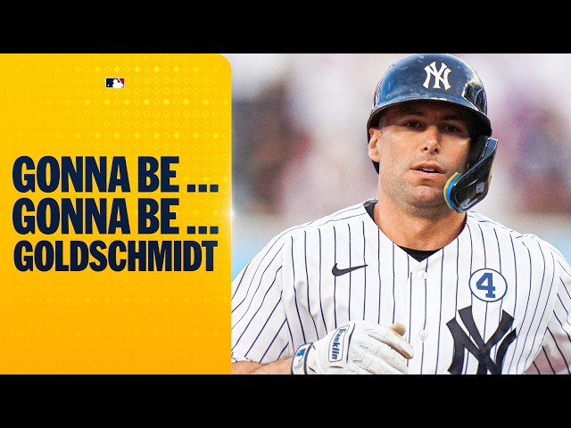 GONNA BE, GONNA BE GOLDY! 🌟 Paul Goldschmidt sends a ball out for the Yankees! | MLB Highlights