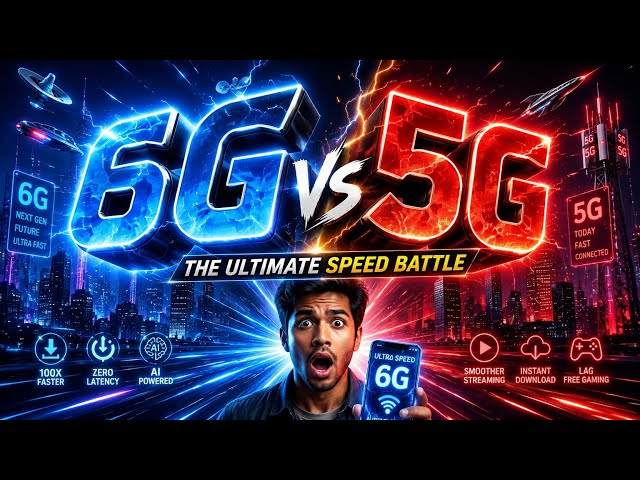 6G vs 5G: The Ultimate Speed Battle | Future Internet Explained