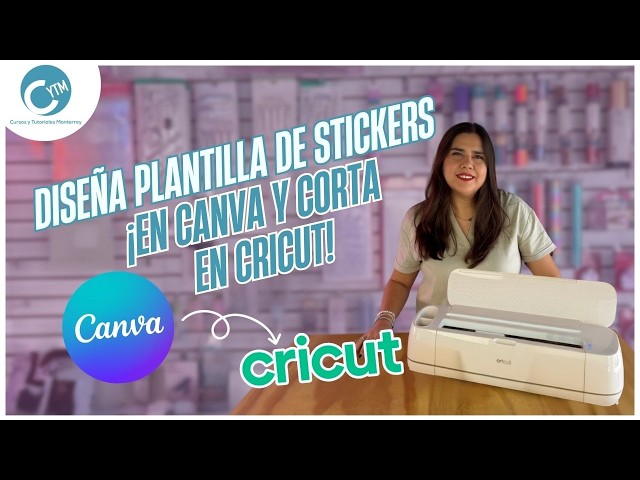Hagamos una plantilla de stickers ¡en Canva y corta en Cricut!