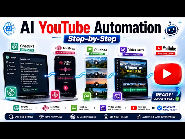 AI YouTube Automation for Beginners (Step-by-Step)