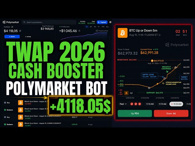Polymarket Bot on TWAP Chainlink | New Trading on BTC 5-Min Markets | Automated Prediction Strategy