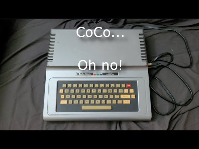 Tandy Color Computer w/ Mark Data UVD repair