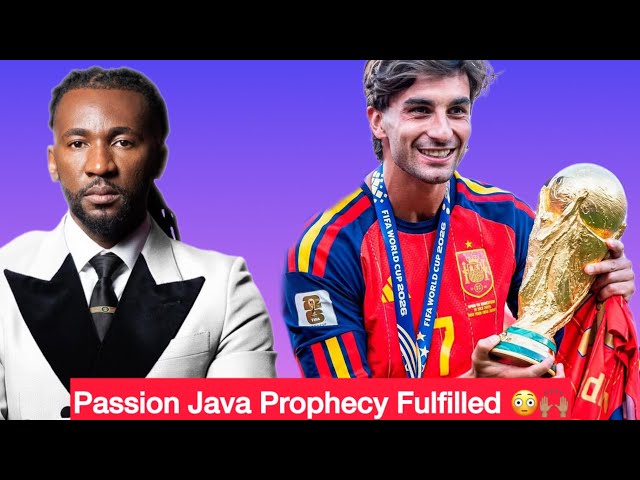 Prophet Passion Java prophecied the Winner and the Goalscorer of the 2026 FIFA World Cup Correctly 😳