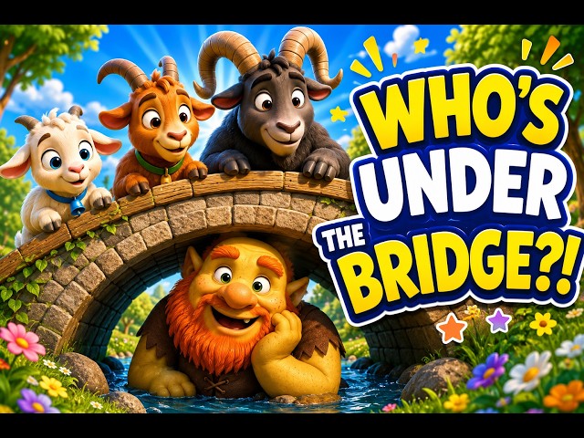 The Three Billy Goats Gruff 🐐 | Fun Kids Story & Song for Children