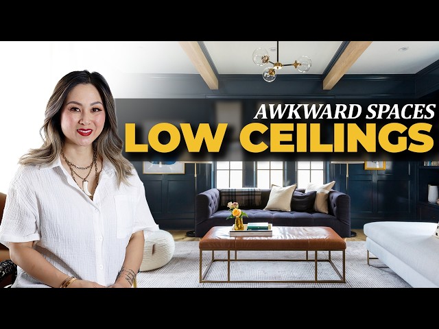 AWKWARD SPACES - Low Ceiling Design Tricks That Actually Work | Julie Khuu