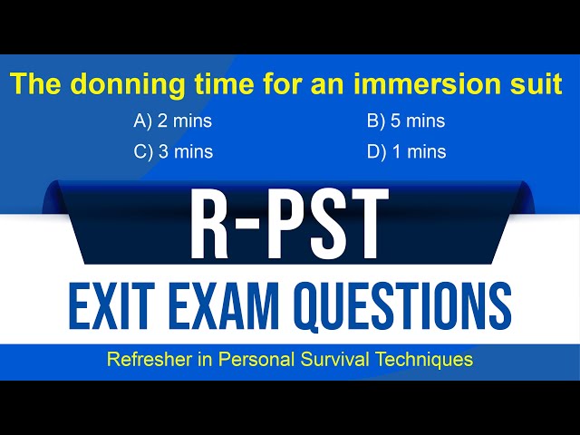 Refresher PST Exit Exam Questions with Explanation | Shriram Nagarajan