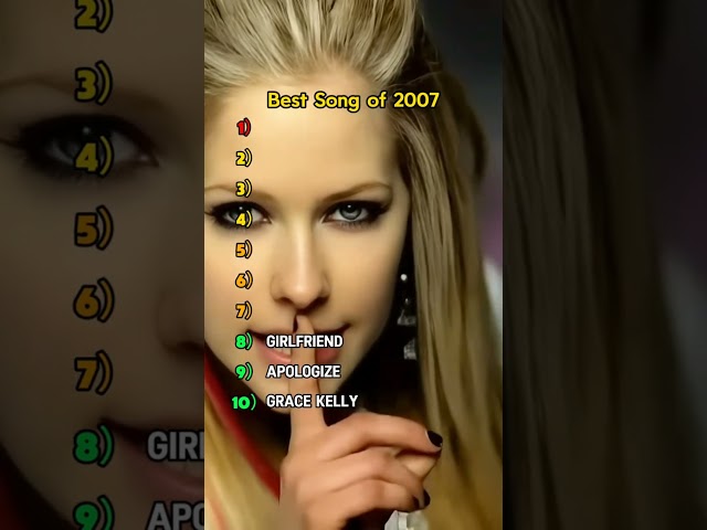 Best Song of 2007 #2007 #2000s #2000smusic #2000sthrowiback #2000snostalgia #musiccharts #fyp