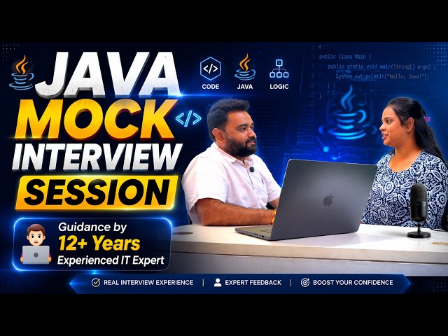 JAVA MOCK INTERVIEW SESSION 🔥 | Real Interview Experience with IT Expert