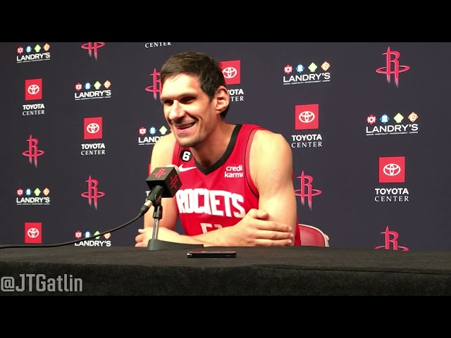 Boban Marjanovic | Houston Rockets Media Day 2022-2023 NBA Season