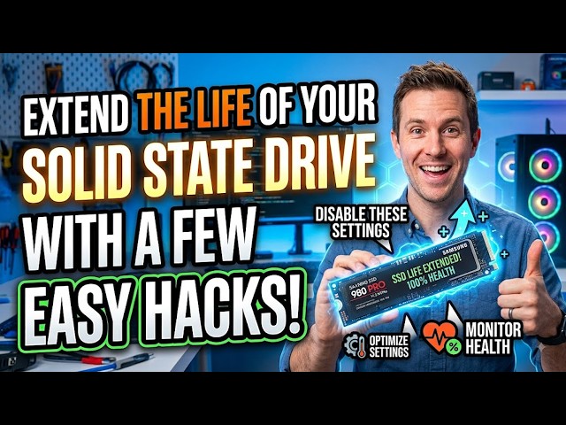 ⚠️ Extend the life of your SSD ⚠️