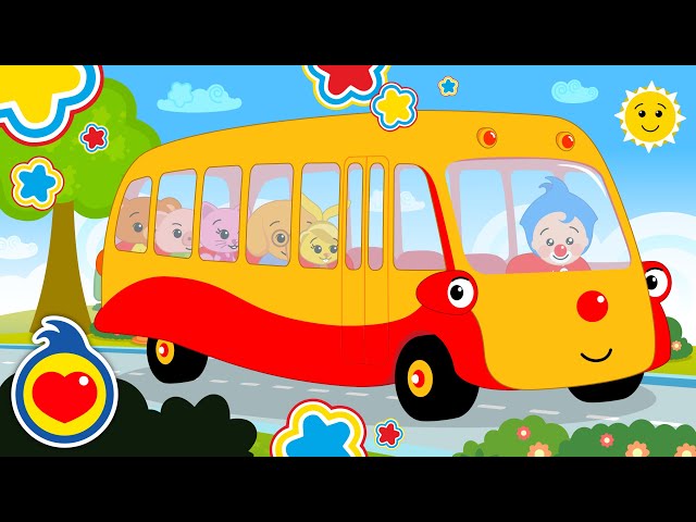 Las Ruedas del Bus 🚍 Canciones Infantiles | Plim Plim