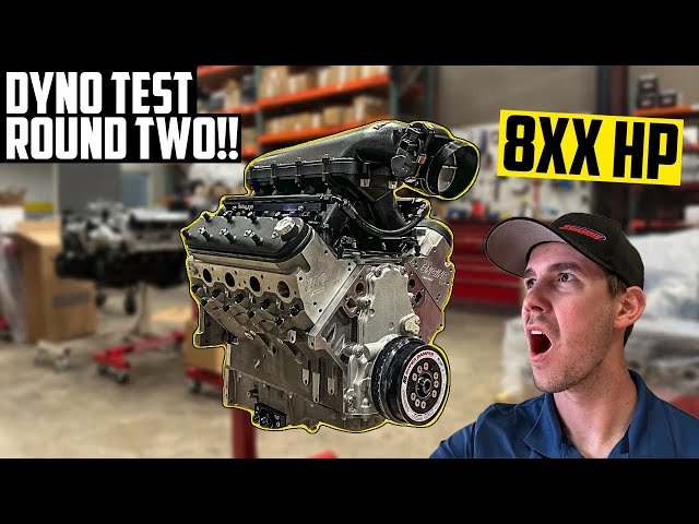 WE DID IT!! The new RACE LS7 makes HUGE Horsepower on our Engine Dyno - Dyno Part 2