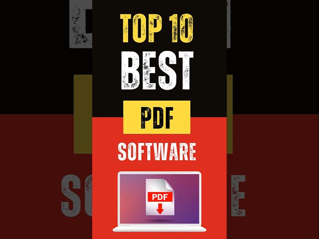 Top 10 Best PDF Software for 2024 #pdf #pdfeditor