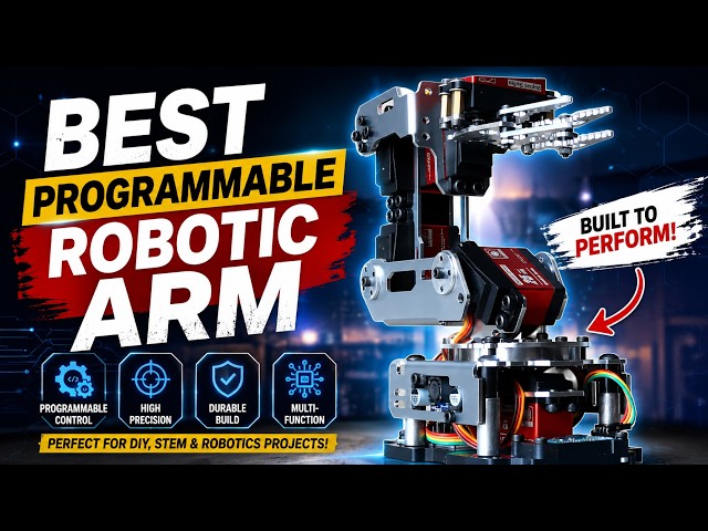 Arduino Robot Arm 🤖 | Programmable Robotic Arm Project
