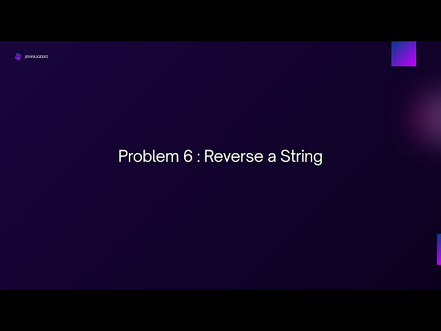 Crack Coding Interviews In Malayalam  | Reverse a String | JishnuGeeks
