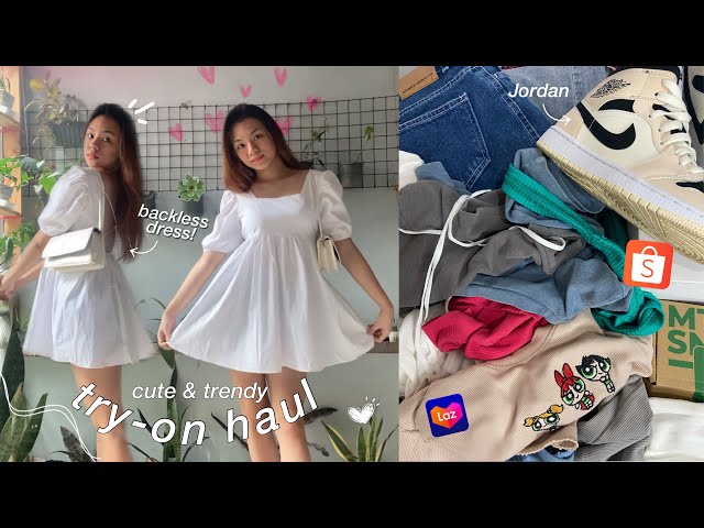 TRY-ON CLOTHING HAUL: SHOPEE, LAZADA & INSTAGRAM LOCAL SHOPS 2021 #SUPPORTLOCAL ♡ | it’s me An j