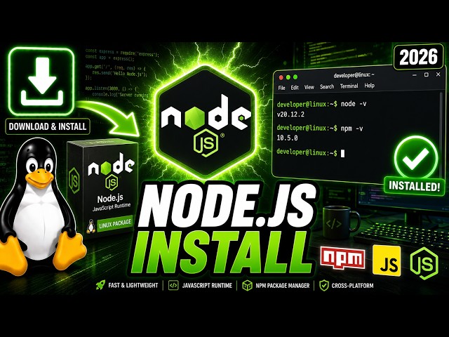 How to Install Node.js on Linux (2026 Guide)