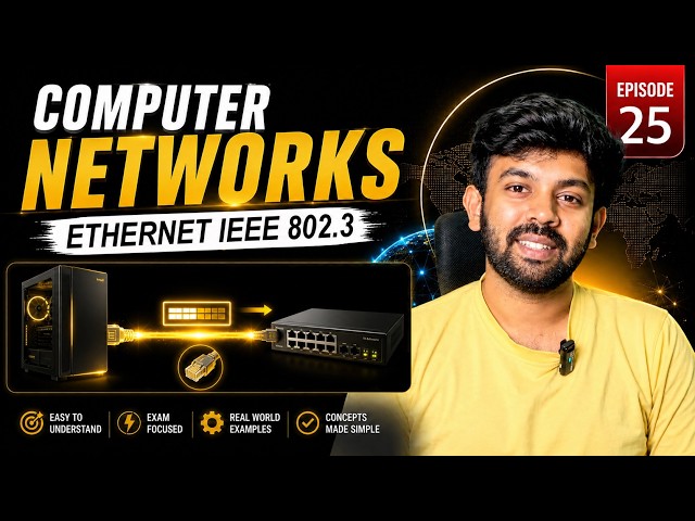 Ethernet 802.3 Wired LAN Networking | Computer Networks - Ep 25 | code io - Tamil