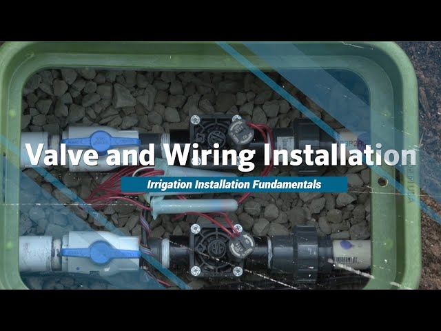 Installing Valves and Wiring in a Residential Irrigation System