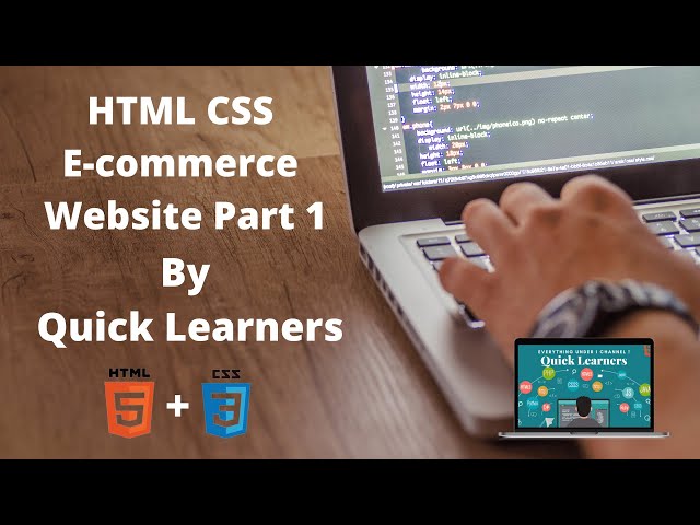 HTML & CSS  E-commerce Website Part 1 in Hindi/Urdu