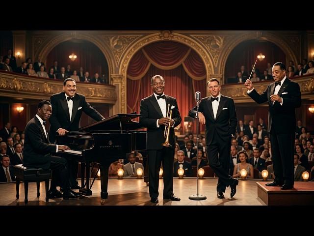 Frank Sinatra Nat King Cole Duke Ellington Louis Armstrong | The Night the Legends Shared One Stage