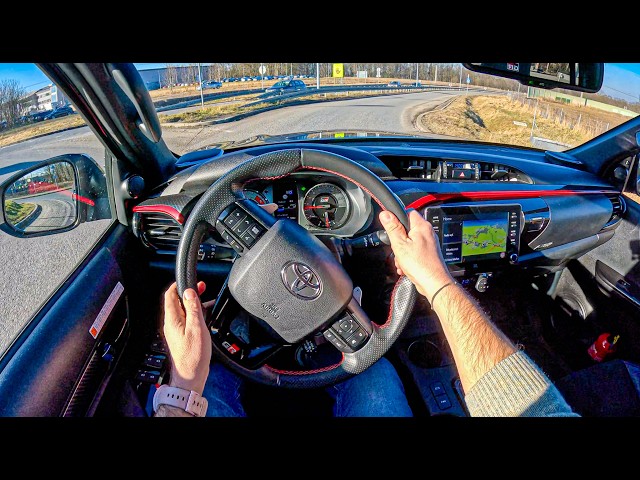 2025 Toyota Hilux GR Sport (2.8 D-4D 204 hp) | POV Test Drive #2327 Joe Black