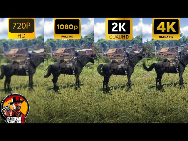 RDR2 Graphics Test — 720p vs 1080p vs 2K vs 4K | Best Resolution Comparison!