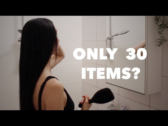 EVERYTHING I OWN as a  Minimalist: My ENTIRE Beauty Collection (Face, Hair & Body) — Only 30 Items