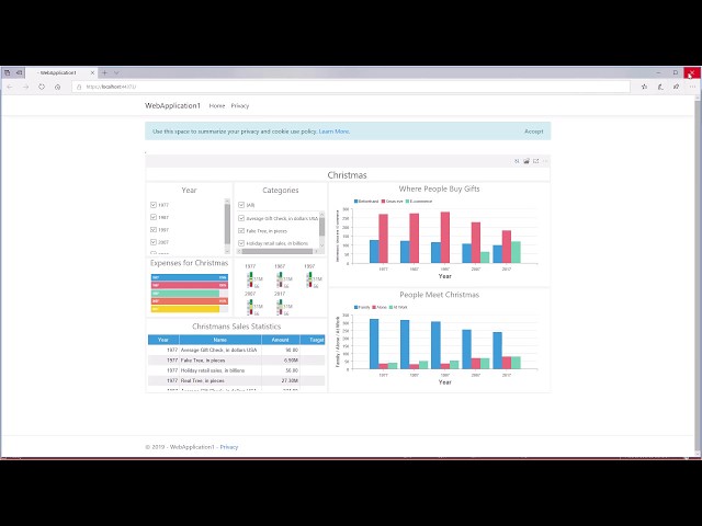 Creating .NET Core Project with Dashboard and Publishing It to Microsoft Azure from VS 2019