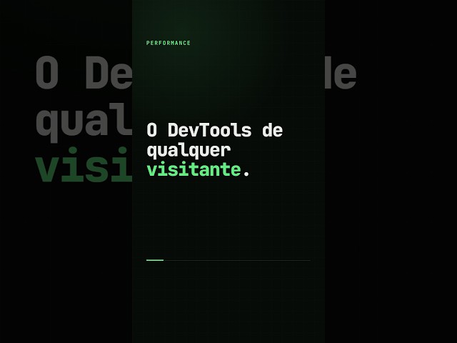 Esse cabeçalho de performance é público — e o seu fala demais
