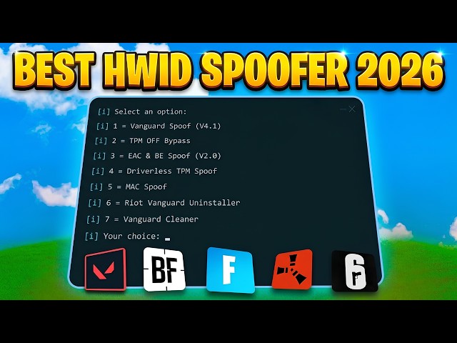 HWID Spoofer 2026 Tutorial - Unban From Any Game In 60 Seconds!