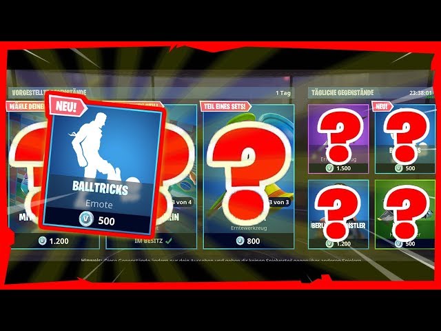 ⚽ BALLTRICKS! ⚽ Der NEUE Emote🔥 Fortnite Shop 🛒