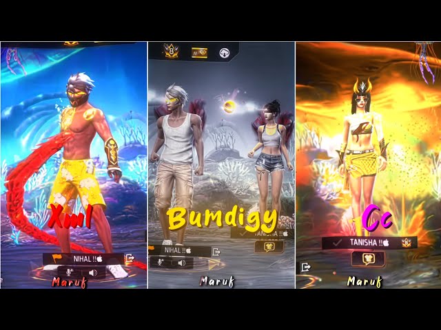  BUMDIGY 🥀✨| FF DUO TREND | XML + CLIP + CC ❤✨ | NEW TREND 💫💖!| FF EDIT ‎⁨@Marufefx