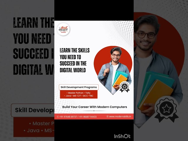 प्रवेश सुरु..संपर्क मॉडर्न कॉम्पुटर जळगाव 8668794433 #moderncomputer #digitalskills #skills #career