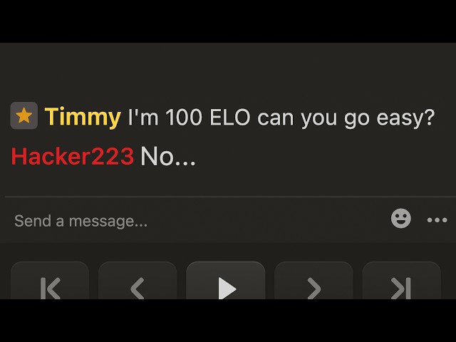 Pretending to be 100 ELO on Chess.com then Destroying my Opponents...