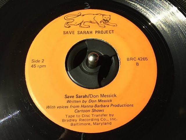 Don Messick - Save Sarah Project 1974 - Salisbury Zoo