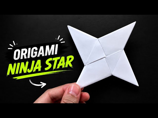 How to Make Origami Ninja Star (Easy) paper Ninja Star Tutorial 