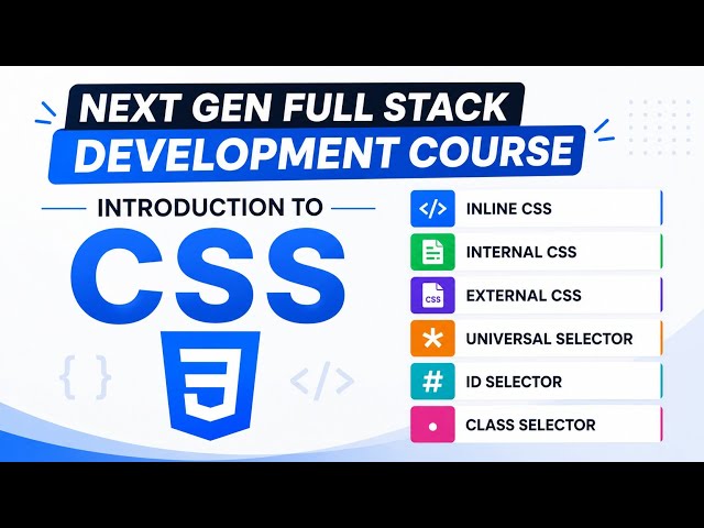 Lec  8 | CSS Tutorial for Beginners in Urdu/Hindi | Learn CSS Selectors & Styles 