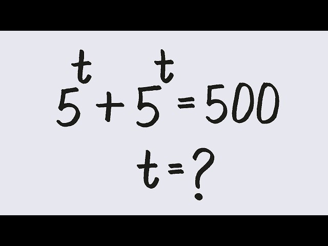 Solving a 'Stanford' University entrance exam | t=?