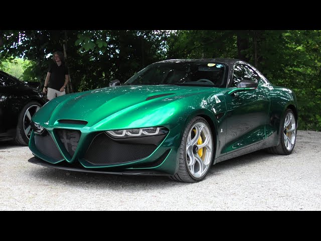 1 of 1 Alfa Romeo Giulia SWB Zagato driving at Lake Tegernsee
