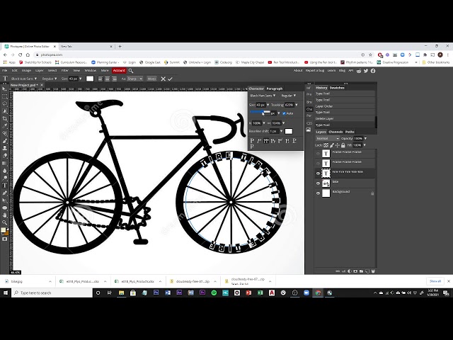 Text Art Photopea Tutorial
