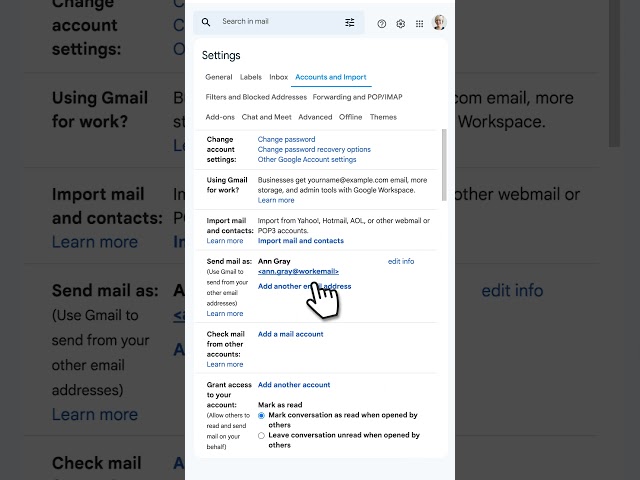 Use Gmail to manage your non Gmail email addresses 💡 #Shorts