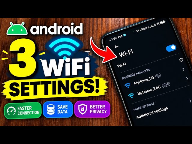 3 Android WiFi Settings You Should Change NOW! (Speed & Privacy)