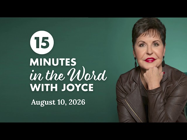 Do Unto Others - Pt 2 | 15 Minutes in the Word with Joyce Meyer
