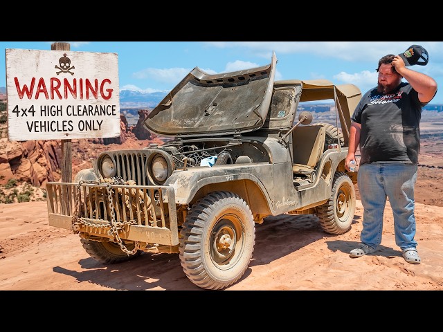 Driving a $5000 Army Jeep Up Terrifying Trail