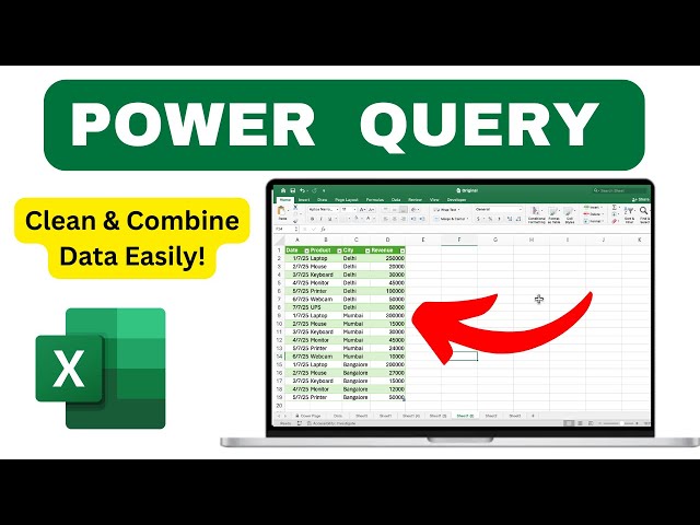Power Query in Excel | Clean & Combine Data Like a Pro | Hindi Tutorial